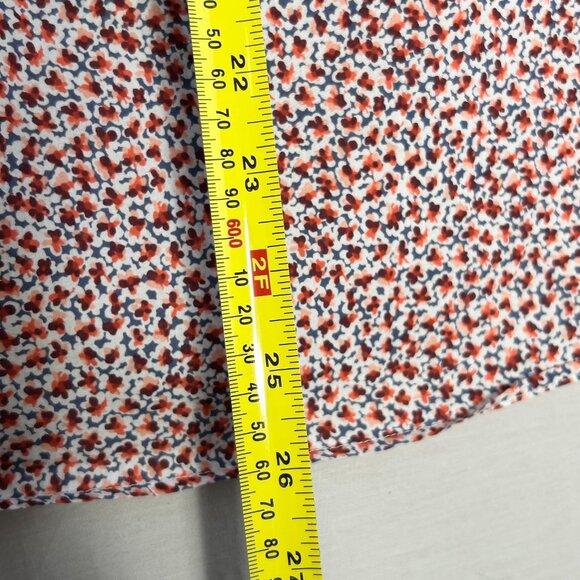 Gap Floral Print Boyfriend Fit Long Sleeve 100% Cotton Shirt, Women's Size M - Picture 5 of 8